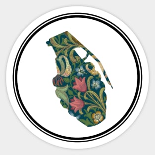 Flower Power Grenade I Sticker